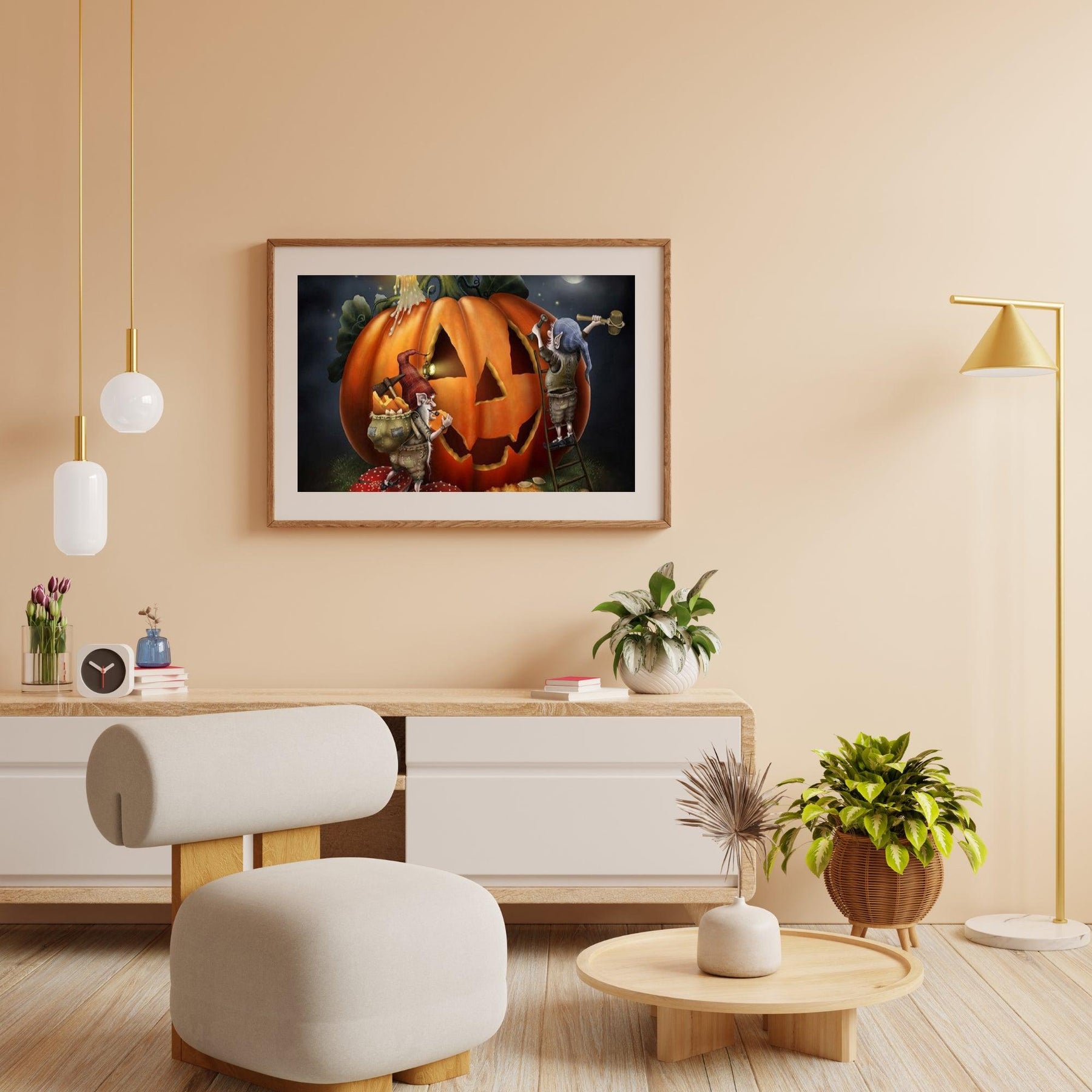 Diamond Painting Kürbis - Gnome - SEOS Shop ®