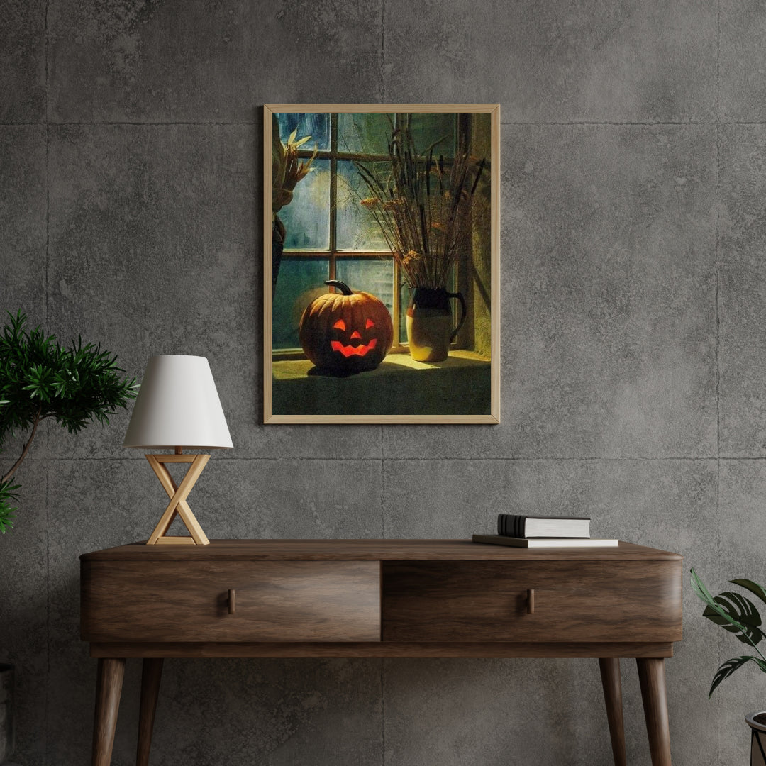 Diamantmalerei Kürbis am Fenster - SEOS Shop ®