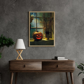 Diamantmalerei Kürbis am Fenster - SEOS Shop ®