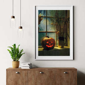 Diamantmalerei Kürbis am Fenster - SEOS Shop ®