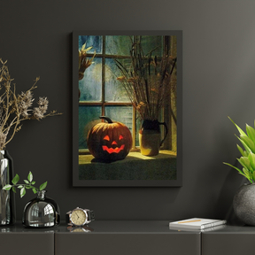 Diamantmalerei Kürbis am Fenster - SEOS Shop ®