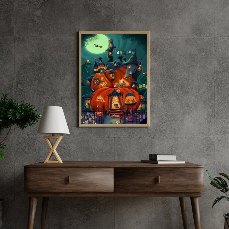 Diamantmalerei Kürbisschloss - SEOS Shop ®