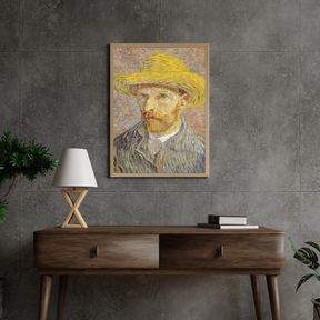 Diamond Painting Portrait Vincent van Gogh mit Strohhut - SEOS Shop ®