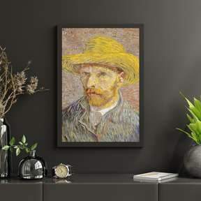 Diamond Painting Portrait Vincent van Gogh mit Strohhut - SEOS Shop ®