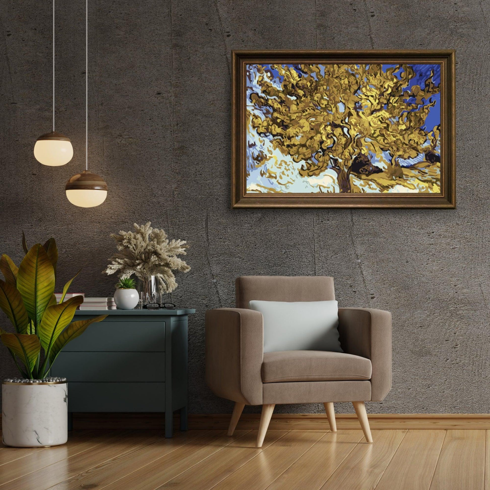 Diamantmalerei „Schöne Bäume“ von Van Gogh - SEOS Shop ®