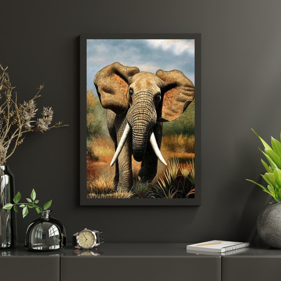 Diamond Painting Laufender Elefant - SEOS Shop ®