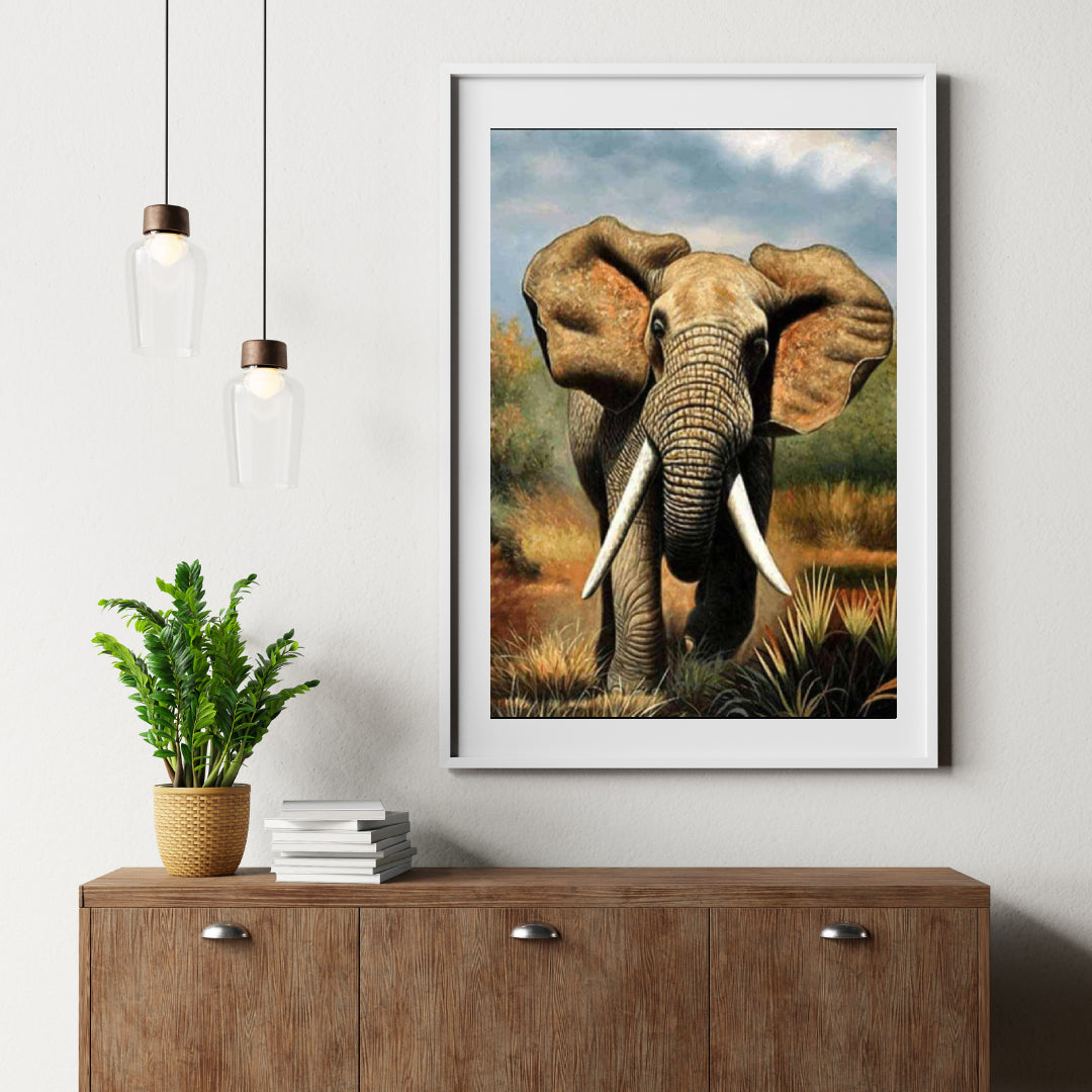 Diamond Painting Laufender Elefant - SEOS Shop ®