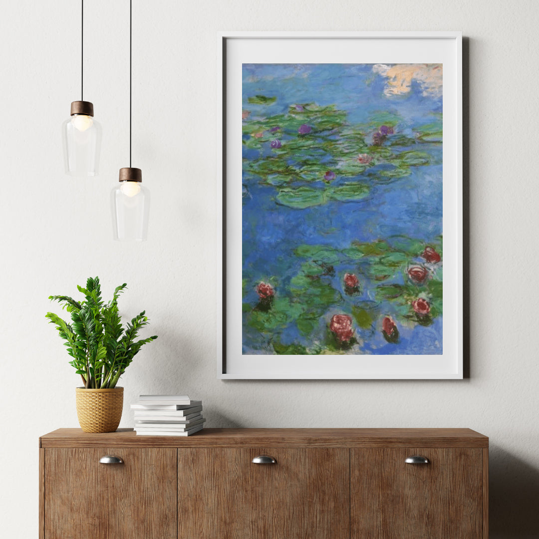 Diamond Painting Rote Seerosen - SEOS Shop ®