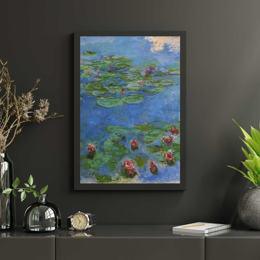 Diamond Painting Rote Seerosen - SEOS Shop ®