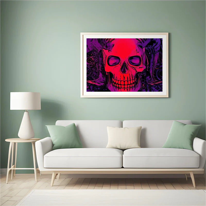 Diamantmalerei Roter Totenkopf - SEOS Shop ®