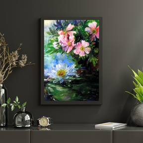 Diamantmalerei Rosen und Seerosen - SEOS Shop ®