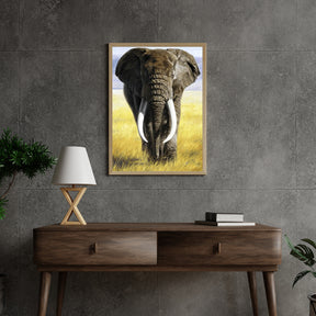 Diamond Painting Safari Elefant mit Stoßzähnen - SEOS Shop ®