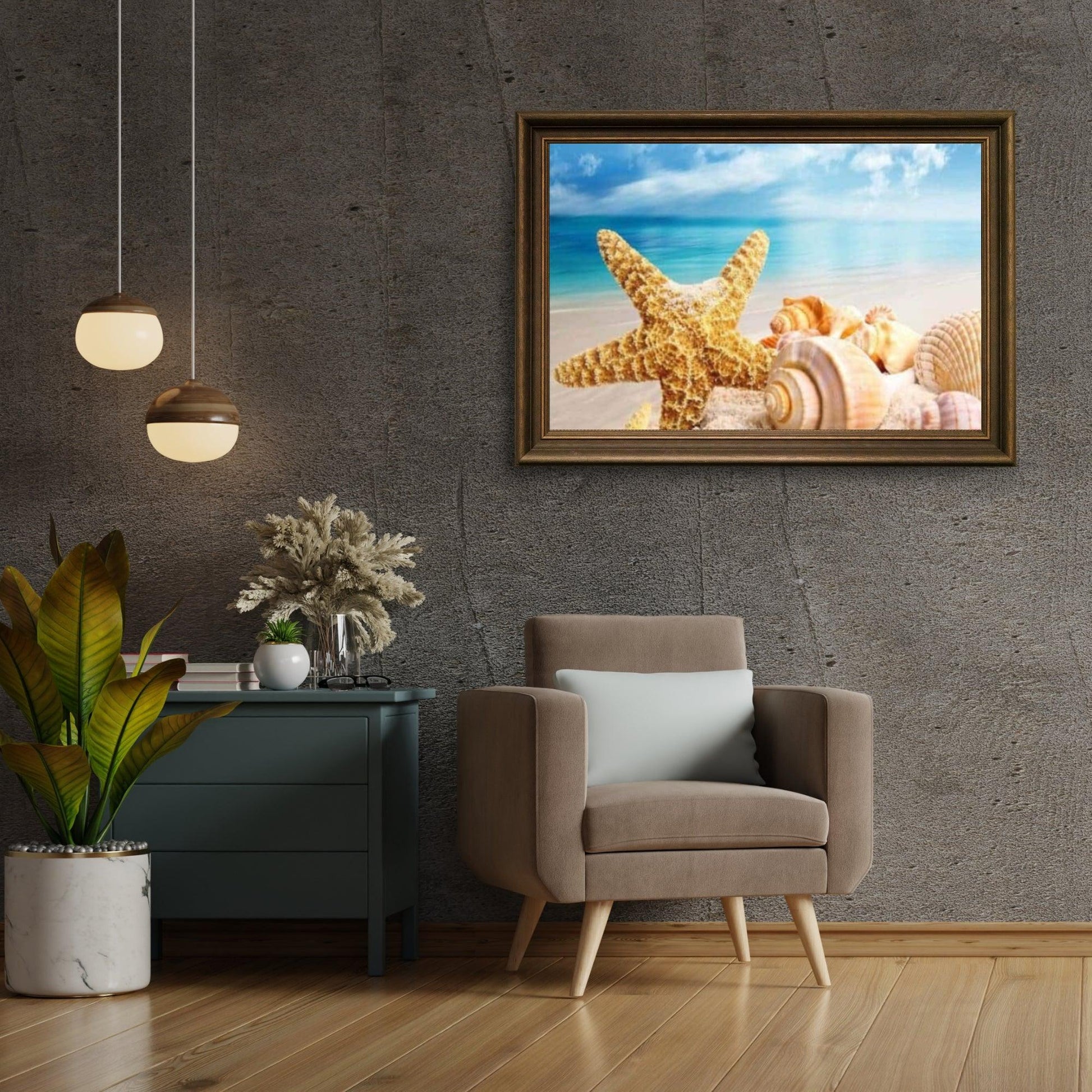 Diamond Painting Muscheln am Strand – 40x50 cm – SEOS Shop ®