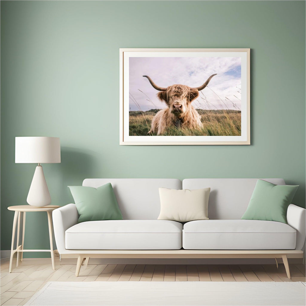 Diamond Painting Scottish Highlander - Hellfarbiger Scottish Highlander - SEOS Shop ®