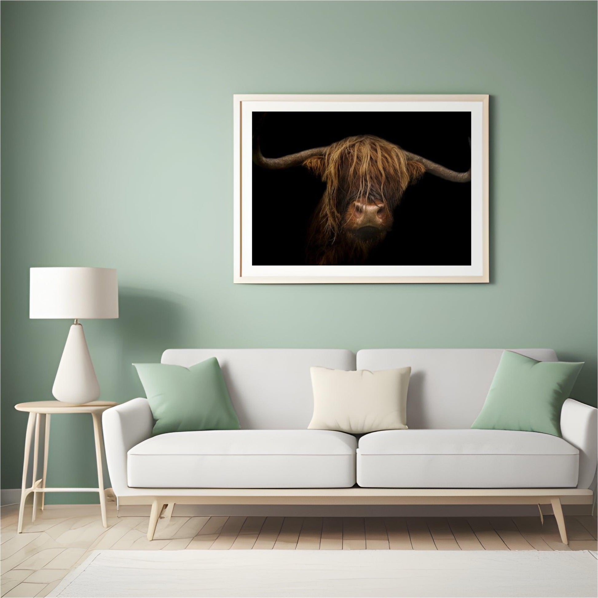 Diamond Painting Scottish Highlander - Majestätischer Scottish Highlander im Bild - SEOS Shop ®