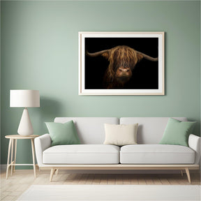 Diamond Painting Scottish Highlander - Majestätischer Scottish Highlander im Bild - SEOS Shop ®