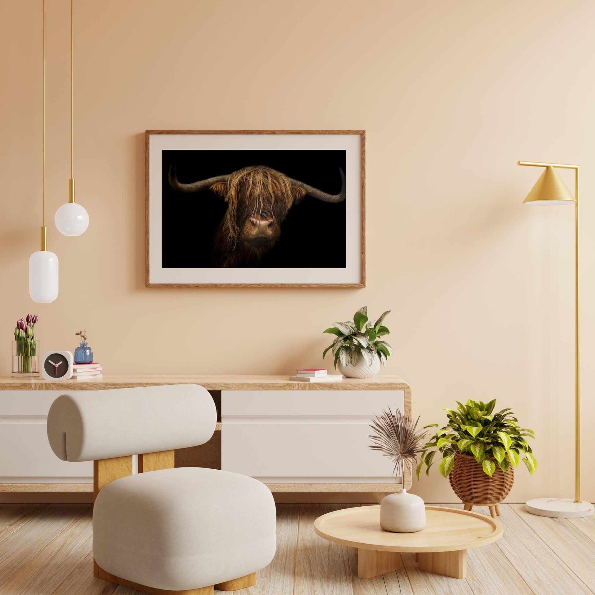 Diamond Painting Scottish Highlander - Majestätischer Scottish Highlander im Bild - SEOS Shop ®