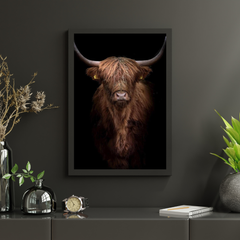 Diamond Painting Scottish Highlander - Rotbrauner Scottish Highlander aus der Nähe - SEOS Shop ®