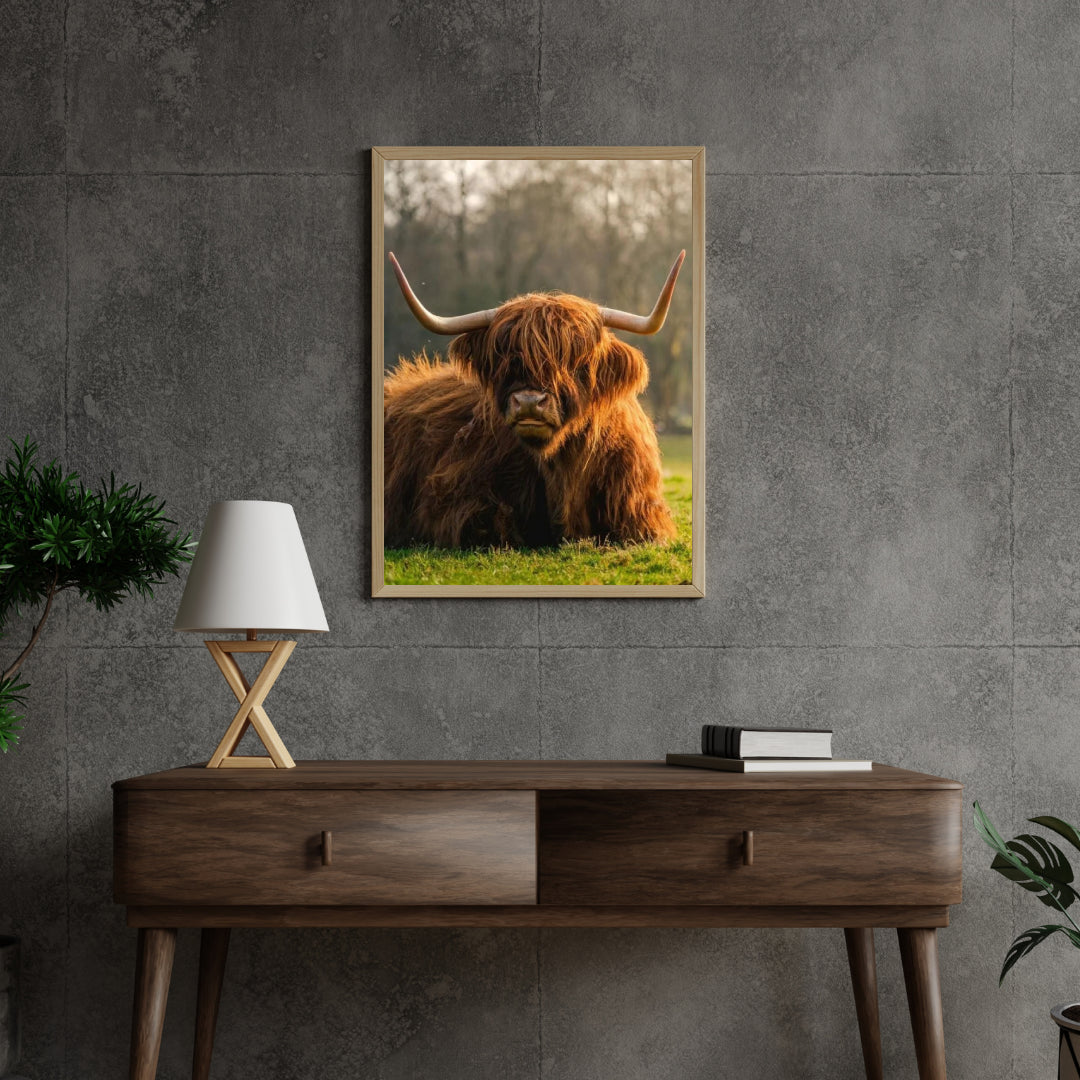 Diamond Painting Schottisches Hochlandrind - Schottisches Hochlandrind aus der Nähe - SEOS Shop ®