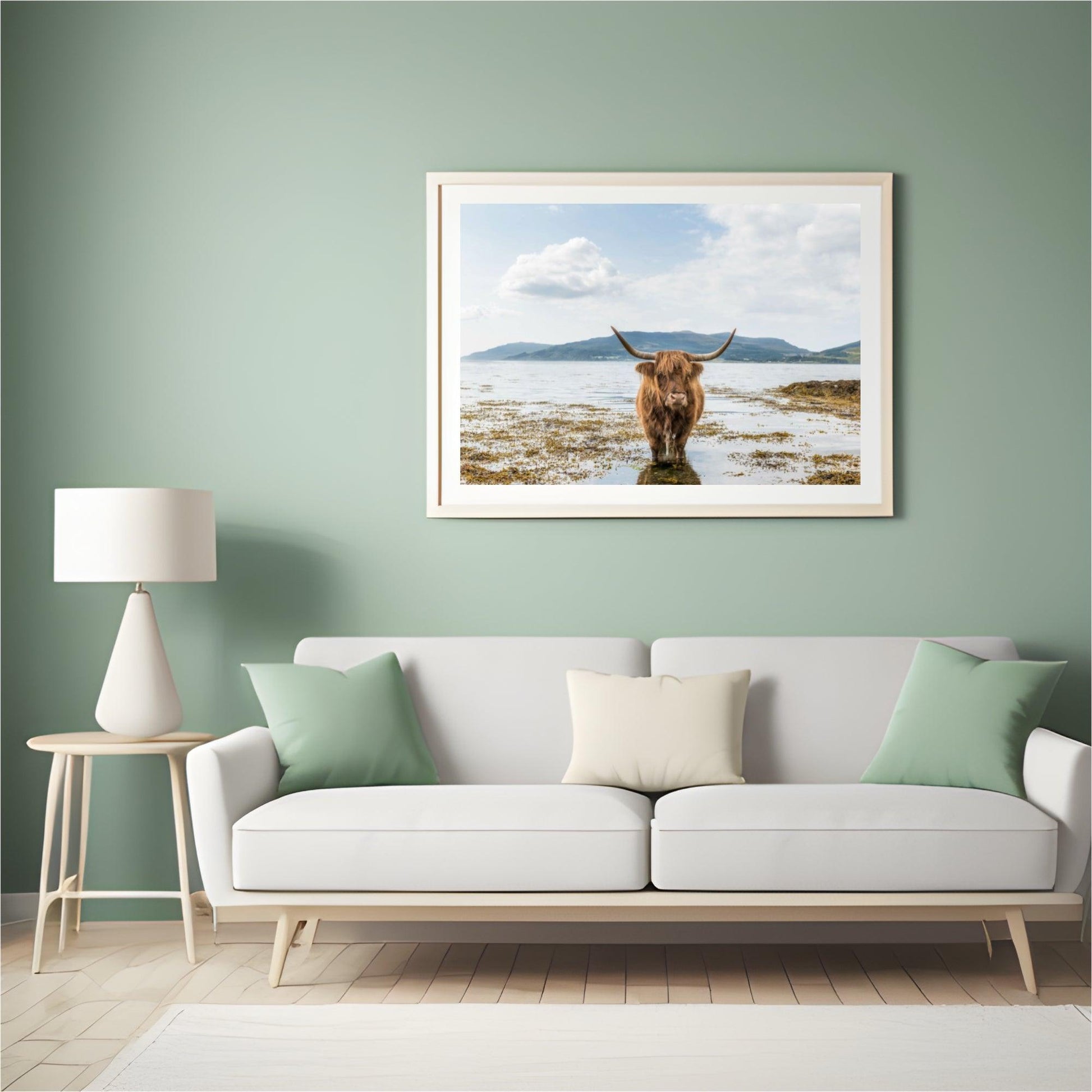 Diamond Painting Scottish Highlander - Scottish Highlander Cooling Down - SEOS Shop ®