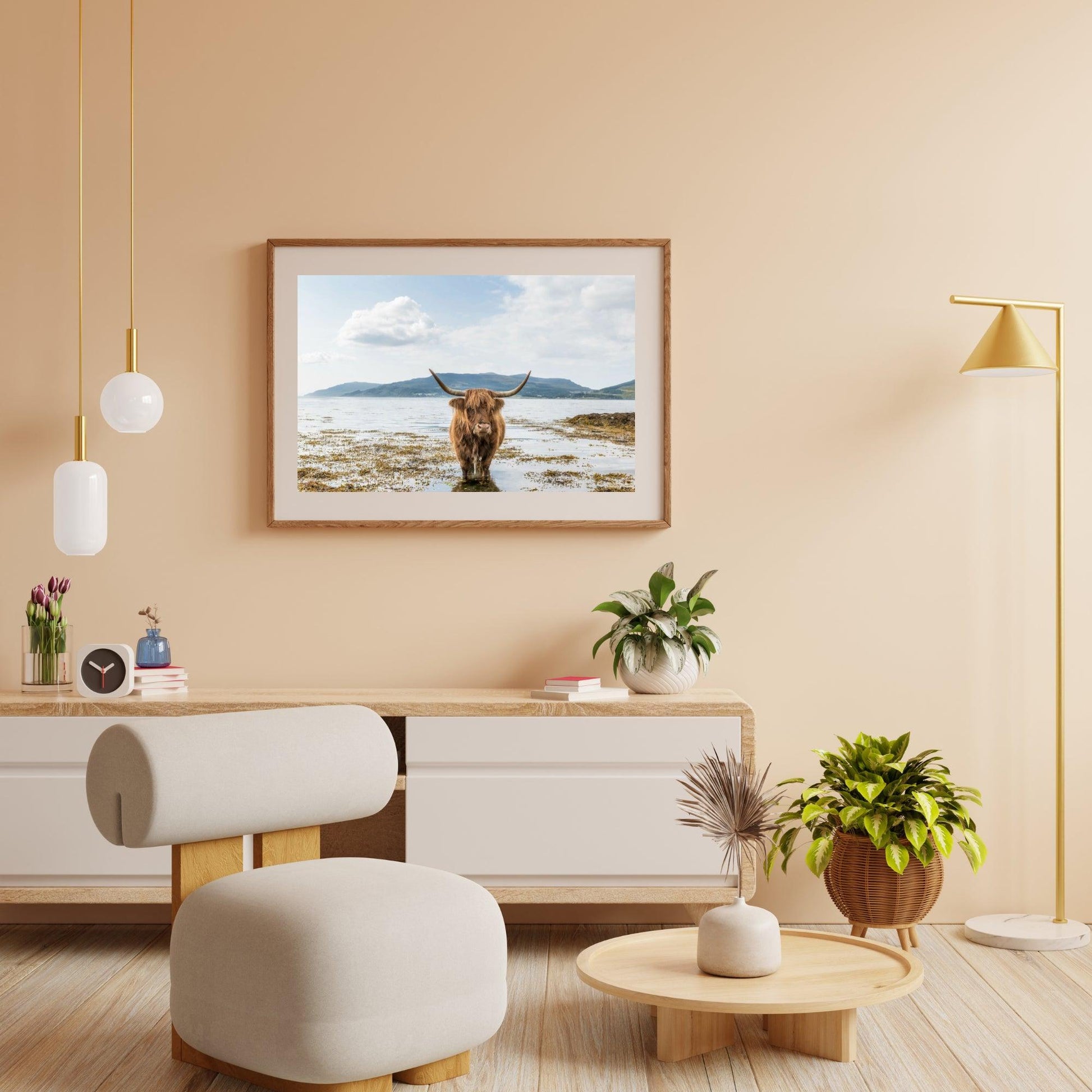 Diamond Painting Scottish Highlander - Scottish Highlander Cooling Down - SEOS Shop ®