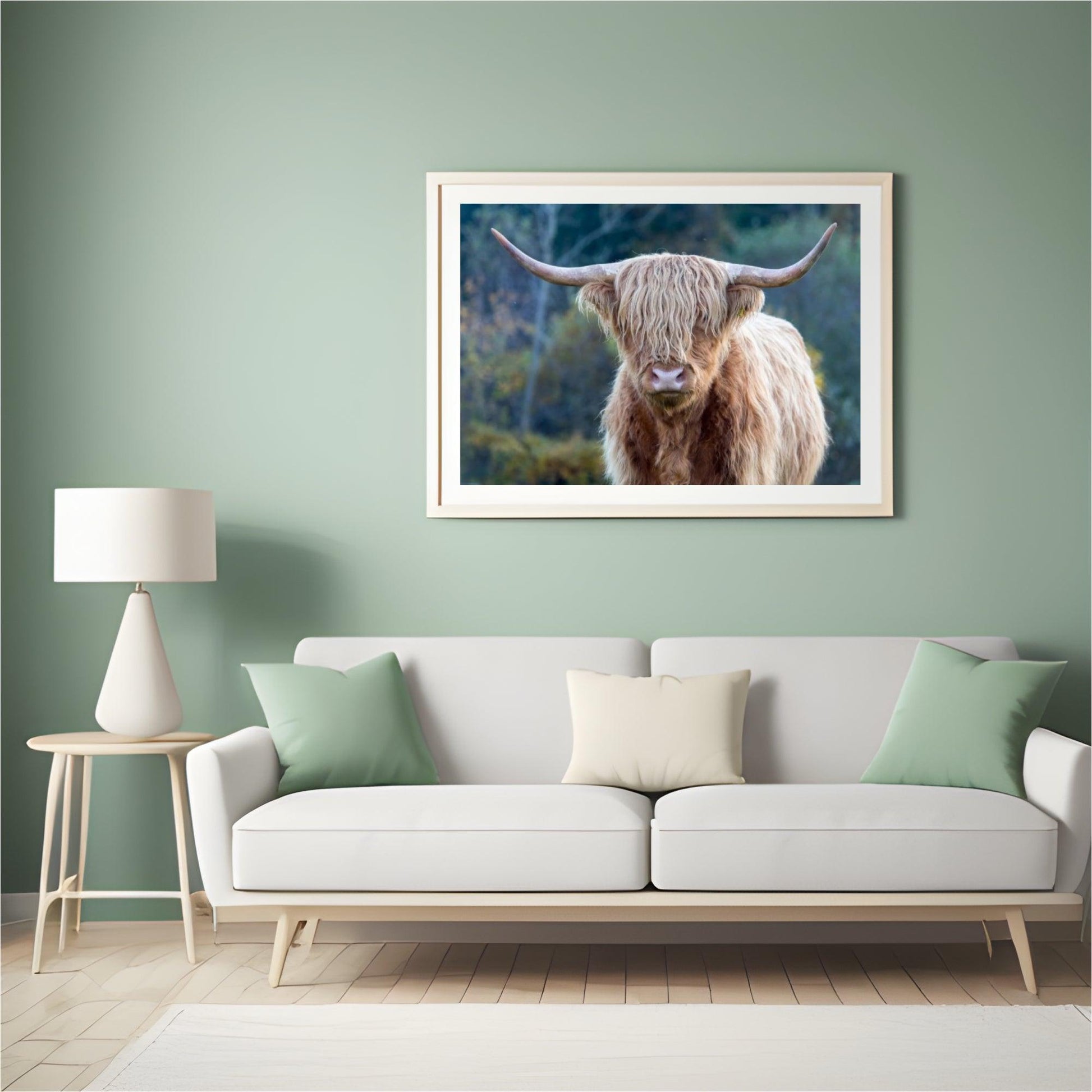 Diamond Painting Scottish Highlander - Scottish Highlander in der Wildnis - SEOS Shop ®