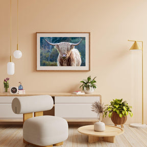 Diamond Painting Scottish Highlander - Scottish Highlander in der Wildnis - SEOS Shop ®