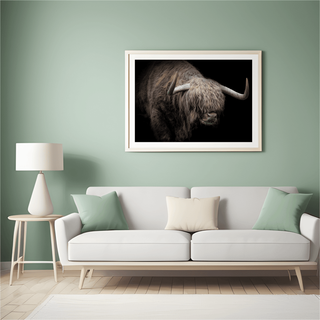 Diamond Painting Scottish Highlander - Scottish Highlander mit dickem Fell - SEOS Shop ®