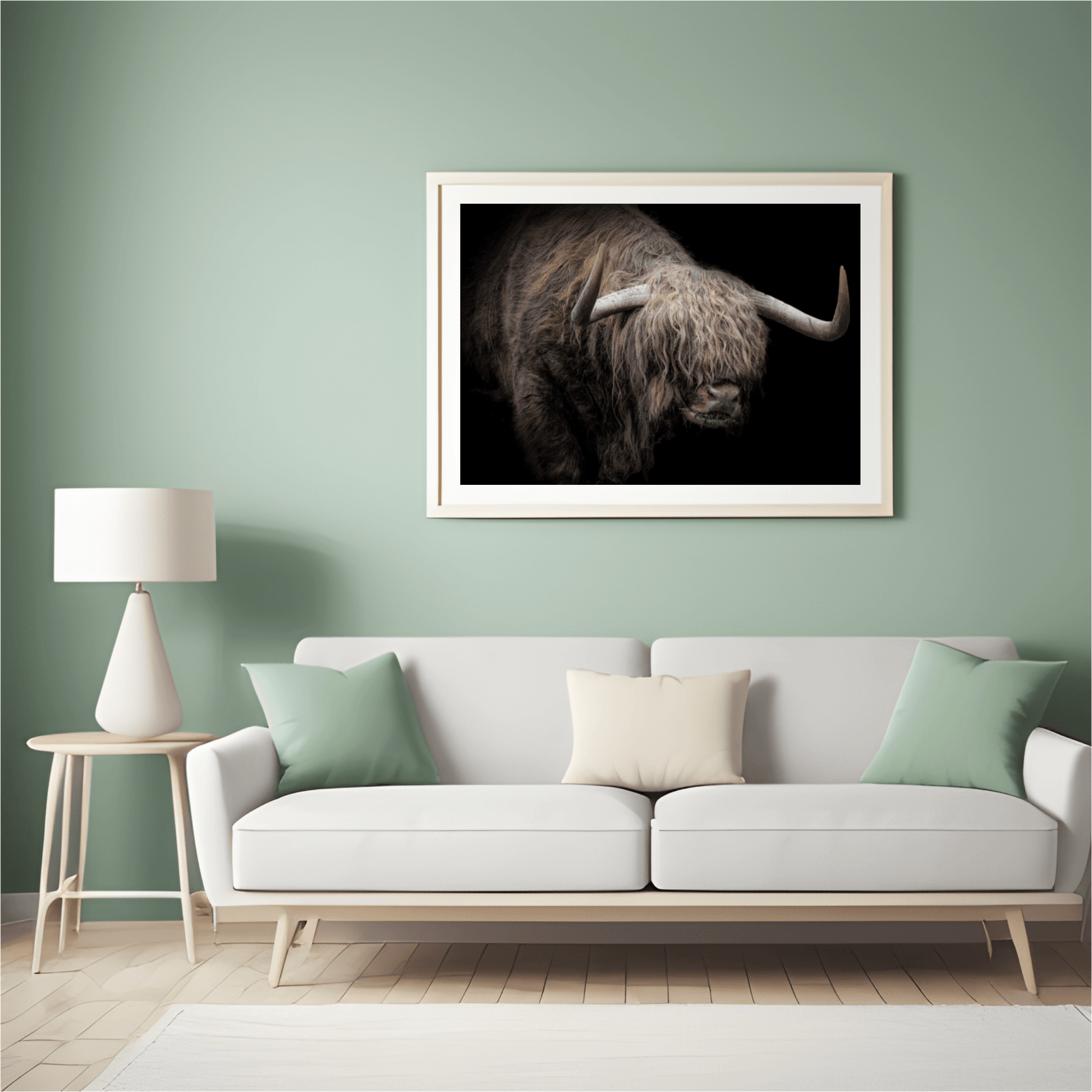 Diamond Painting Scottish Highlander - Scottish Highlander mit dickem Fell - SEOS Shop ®