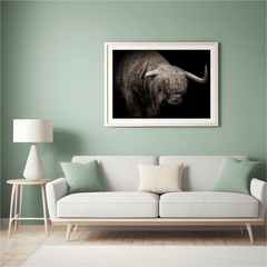 Diamond Painting Scottish Highlander - Scottish Highlander mit dickem Fell - SEOS Shop ®