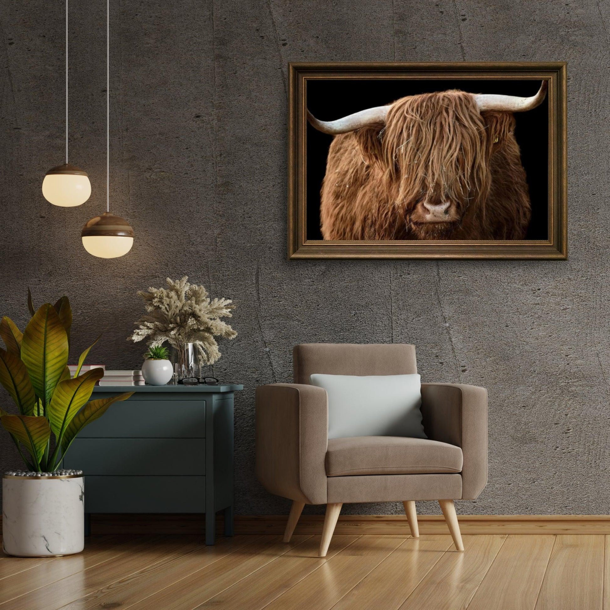 Diamond Painting Scottish Highlander - Scottish Highlander aus der Nähe - SEOS Shop ®