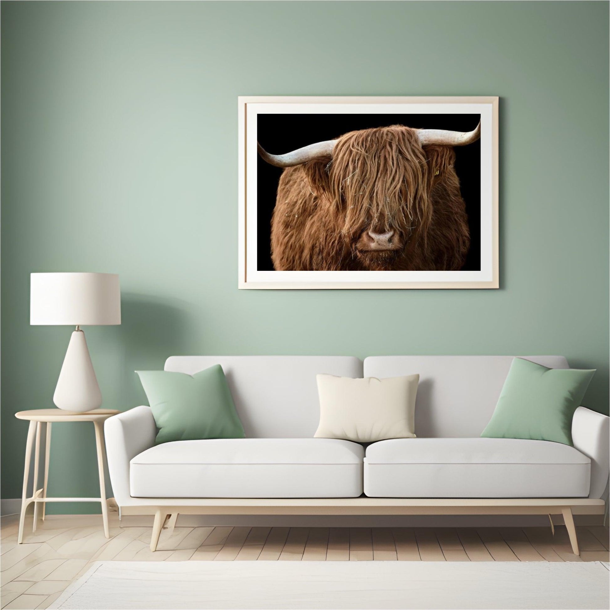 Diamond Painting Scottish Highlander - Scottish Highlander aus der Nähe - SEOS Shop ®