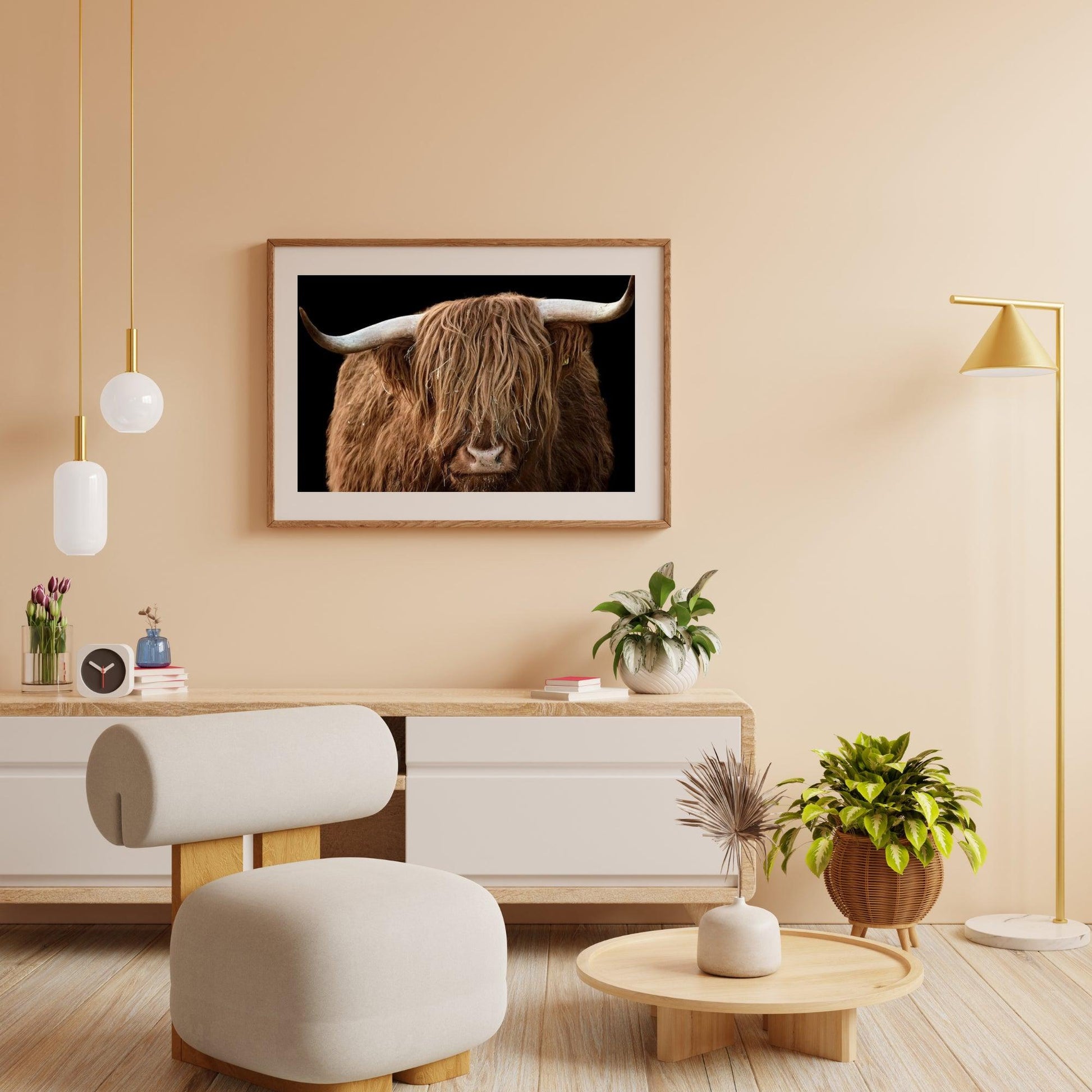 Diamond Painting Scottish Highlander - Scottish Highlander aus der Nähe - SEOS Shop ®