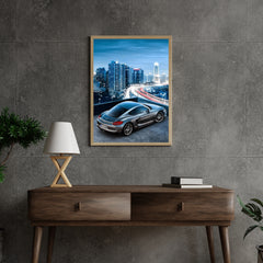 Diamond Painting Schneller Sportwagen in der Stadt - SEOS Shop ®