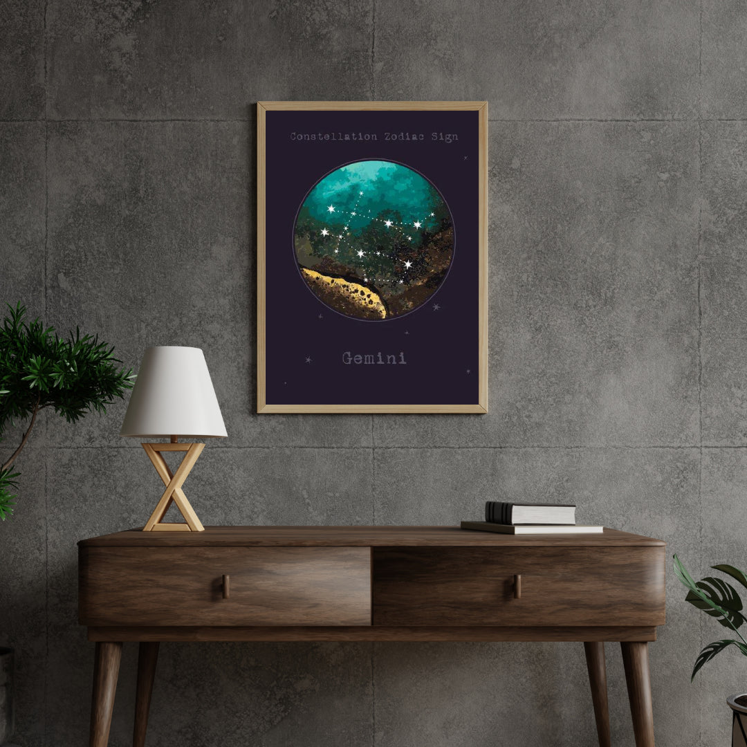 Diamantmalerei Sternzeichen - Zwillinge - SEOS Shop ®