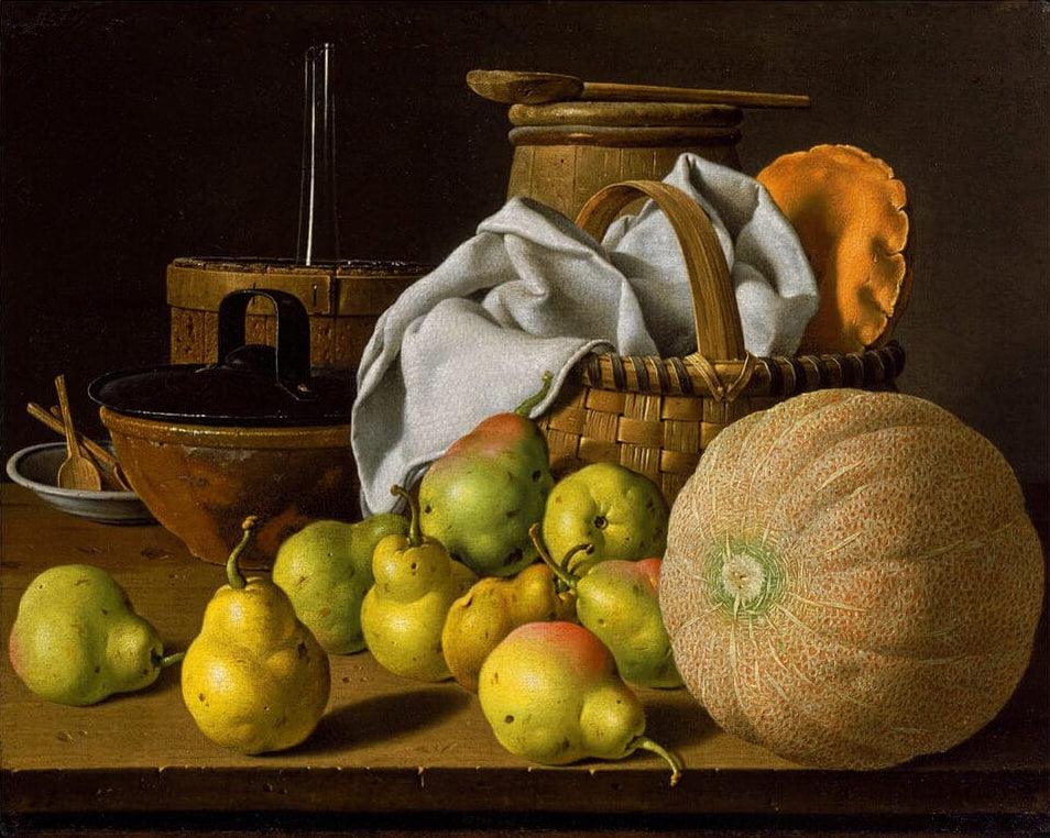 Diamond Painting Stillleben mit Melone und Birnen - SEOS Shop ®