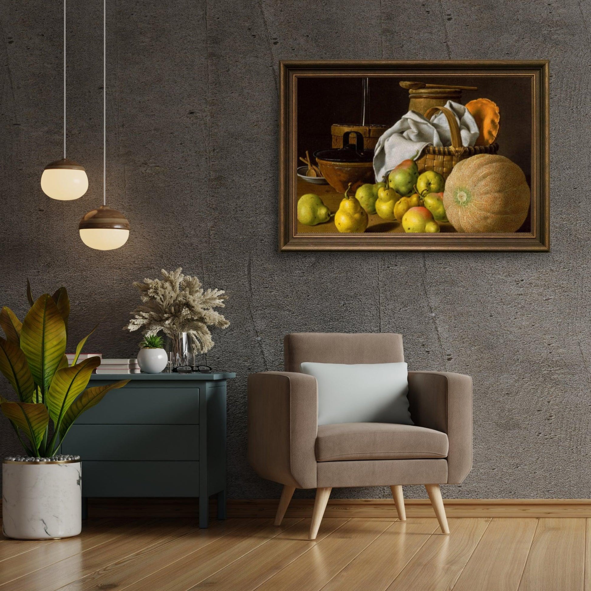 Diamond Painting Stillleben mit Melone und Birnen - SEOS Shop ®