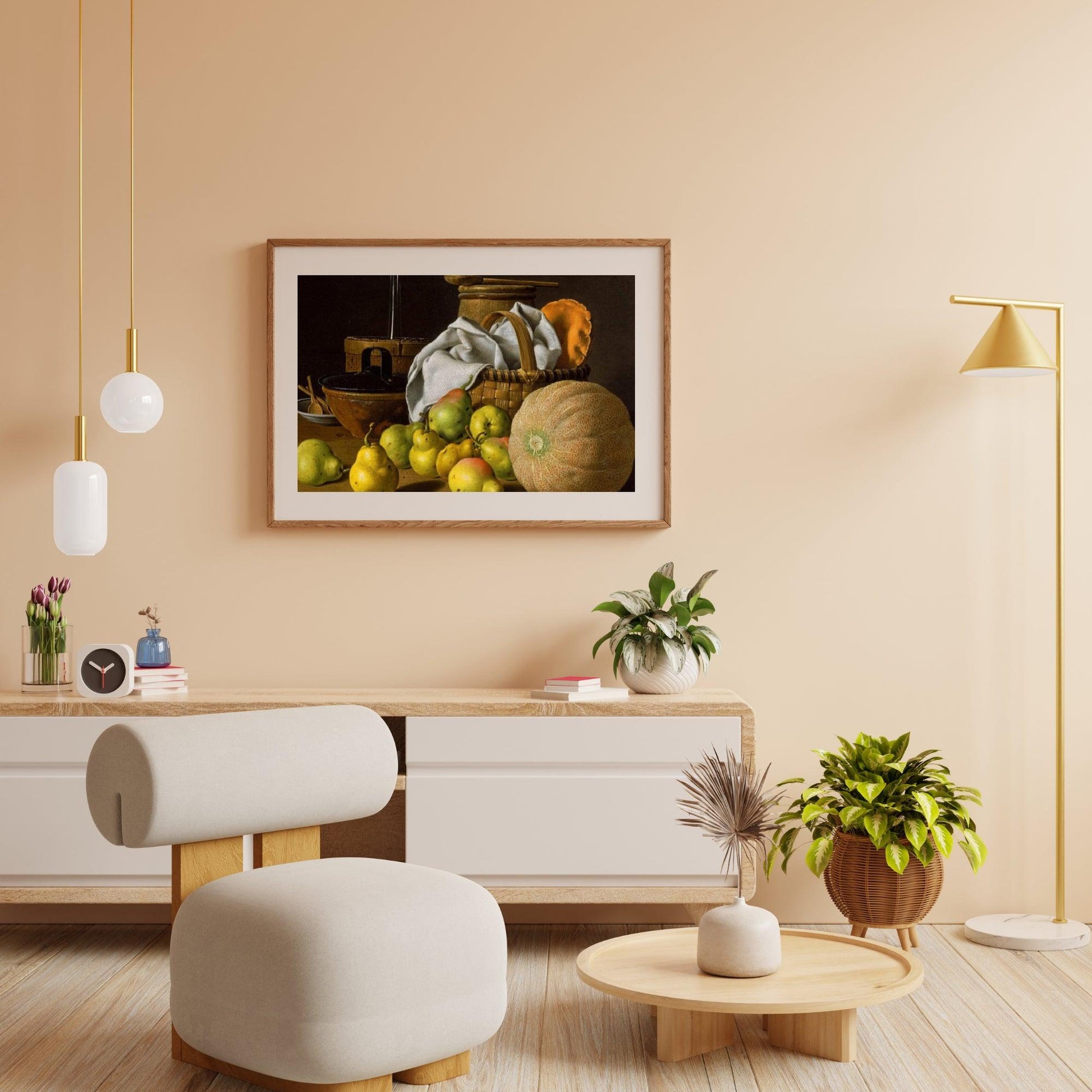 Diamond Painting Stillleben mit Melone und Birnen - SEOS Shop ®