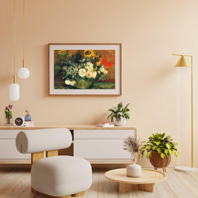 Diamond Painting Stillleben mit Rosen und Sonnenblumen - SEOS Shop ®