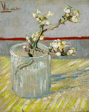 Diamond Painting Zweig einer blühenden Mandelblüte im Glas - SEOS Shop ®
