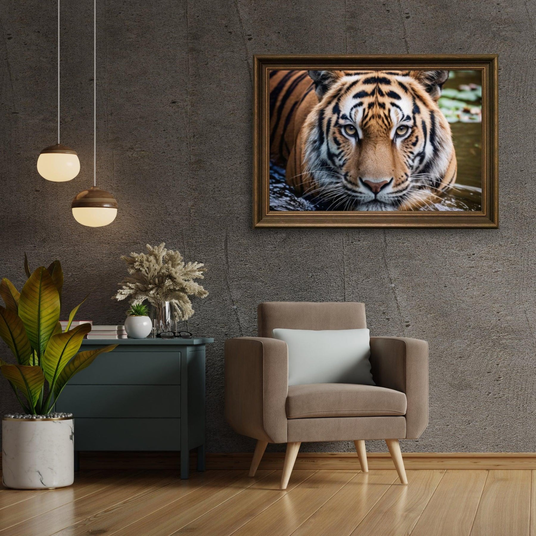 Diamantmalerei Tiger im Wasser - SEOS Shop ®