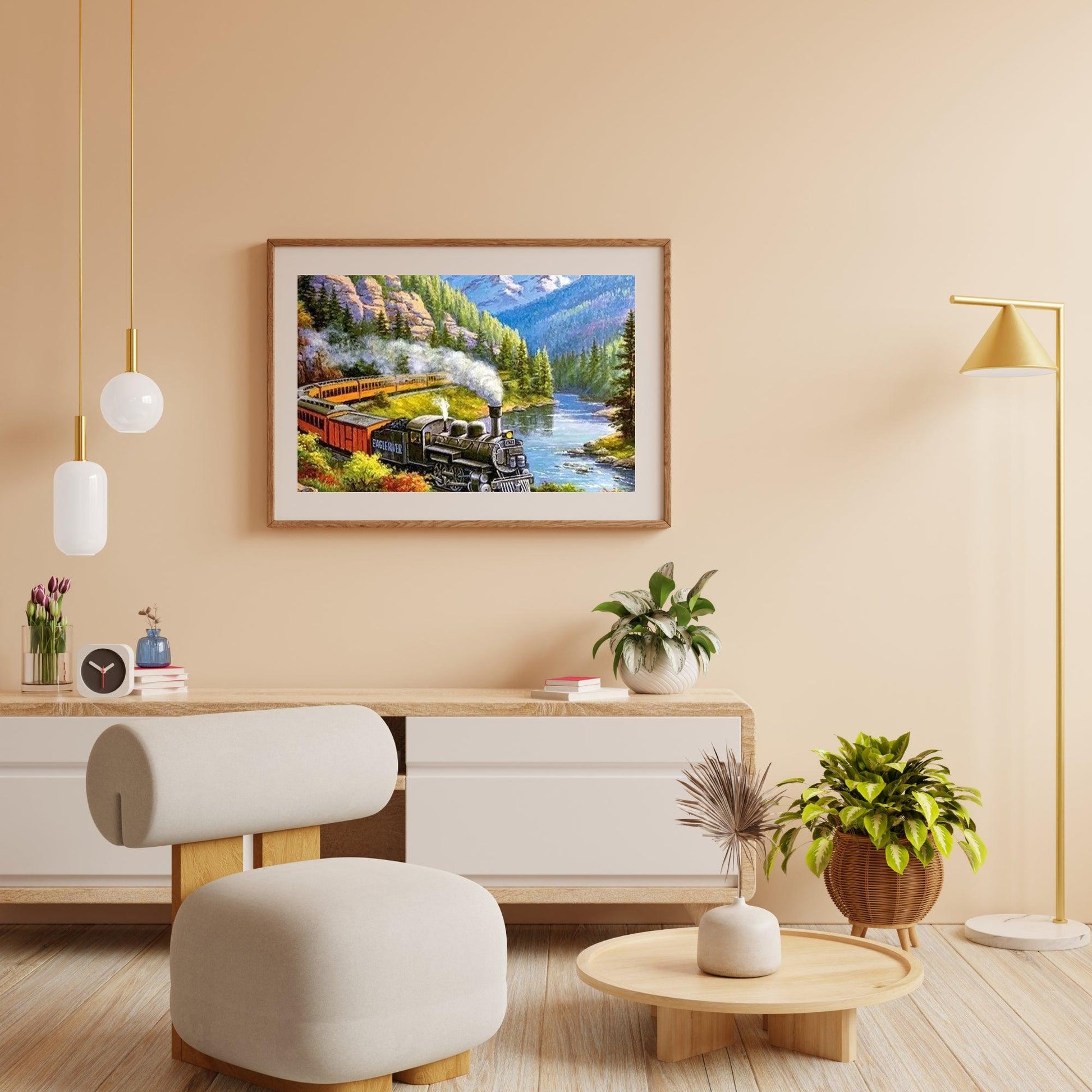 Diamond Painting Zug in Landschaft – SEOS Shop ® 