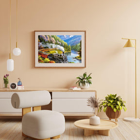 Diamond Painting Zug in Landschaft – SEOS Shop ® 