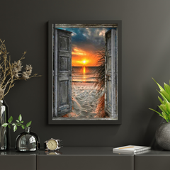Diamantmalerei Tropischer Sonnenuntergang – SEOS Shop ®