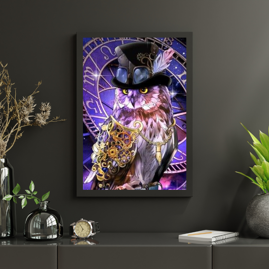 Diamantmalerei Eulenuhr - SEOS Shop ®