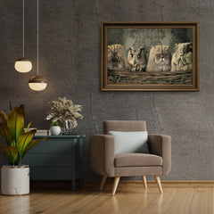 Diamond Painting Eule und Katzen im Korb - SEOS Shop ®