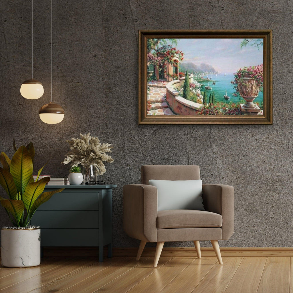 Diamond Painting Ansicht mit Nebel – SEOS Shop ®