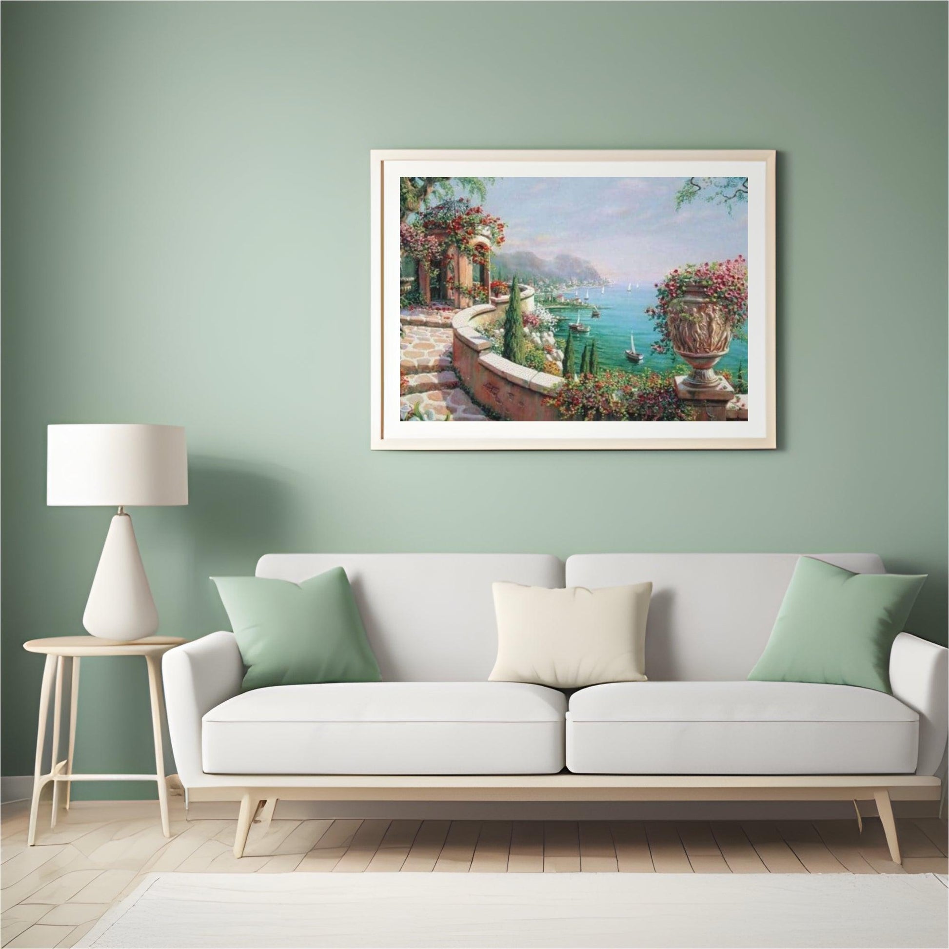 Diamond Painting Ansicht mit Nebel – SEOS Shop ®
