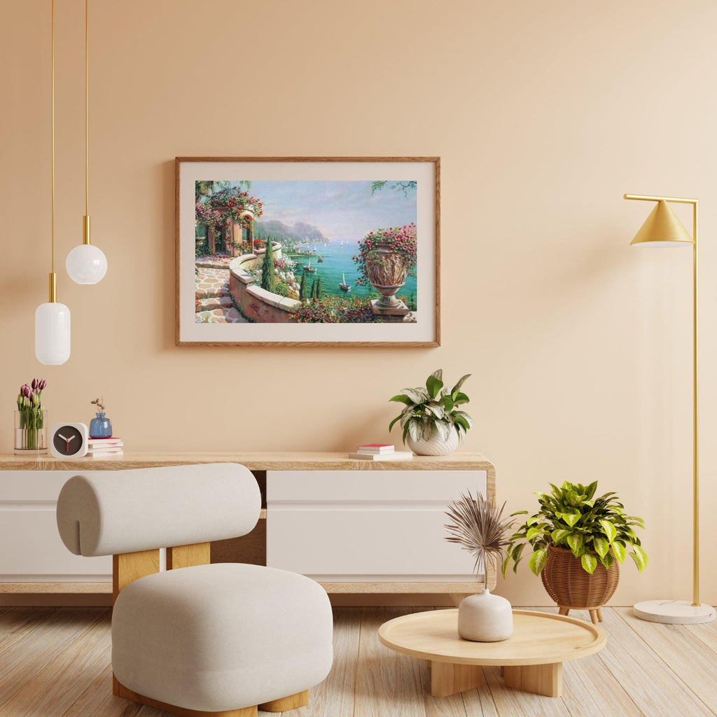Diamond Painting Ansicht mit Nebel – SEOS Shop ®