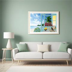 Diamond Painting Urlaubsfoto - Strand mit Meer – SEOS SHOP